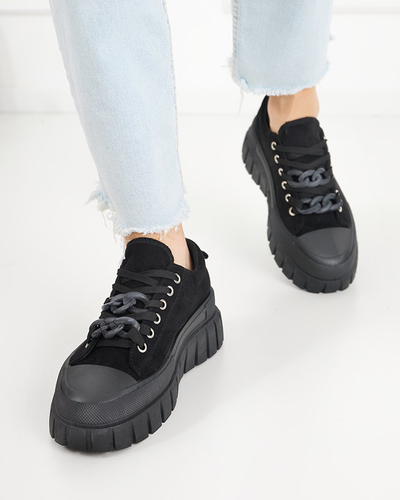 Black high women's sneakers Mishta - Footwear