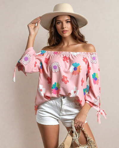 Royalfashion Naiste pluus a'la Hispaania lillepluus