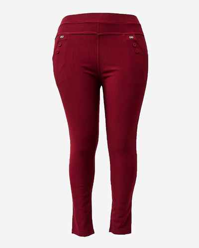 Royalfashion Naiste isoleeritud treggings püksid PLUS SIZE