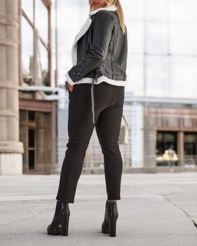 Royalfashion Warmed naiste teggings püksid PLUS SIZE
