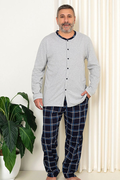 Royalfashion Men's dark gray pajamas
