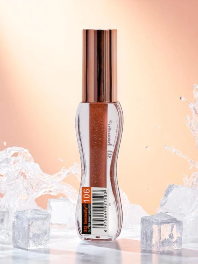 Блеск для губ с блестками в оттенке Fluffy RoseWood