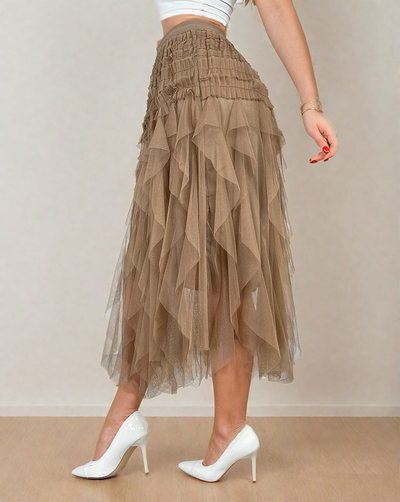 Royalfashion Naiste kahekihiline midi seelik