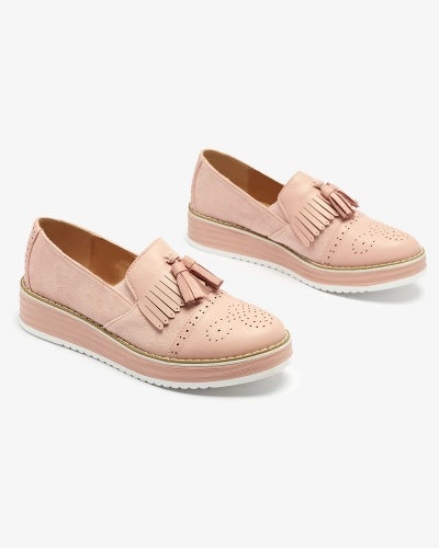 Roosad naiste madala kontsaga poolsaapad Veolita- Footwear