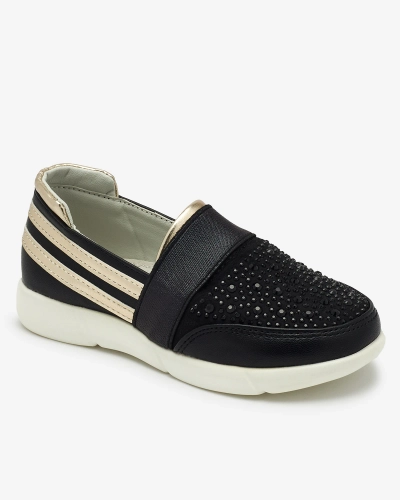 Mustad laste slip-on tossud - on Ciarala - Jalatsid