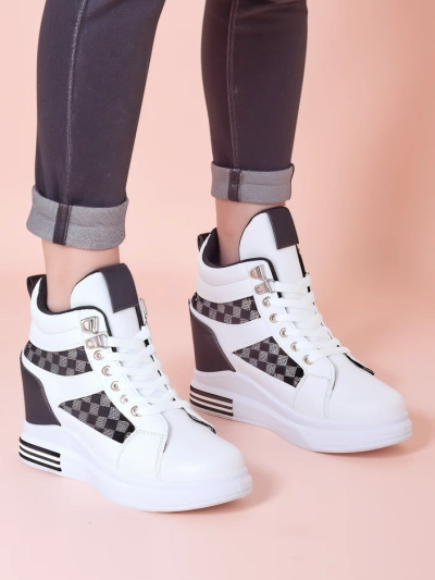 Royalfashion Women's Wedge Sneakers Erron