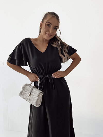 Royalfashion Naiste lihtne midi-kleit