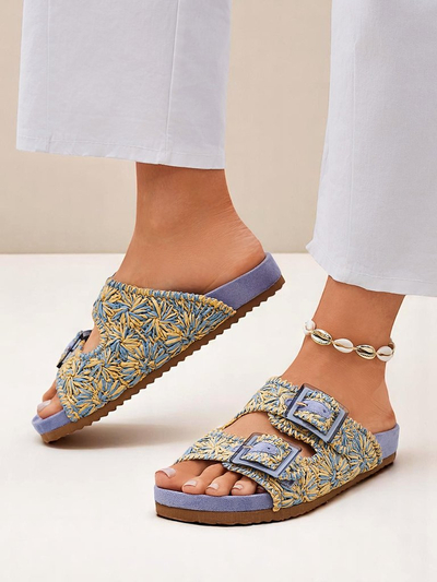 Royal Fashion Women's Buckle Sandals Samorra