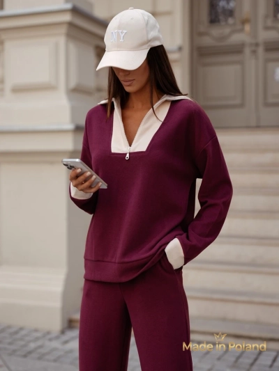 Cotton Women's Sweater Set Fissa