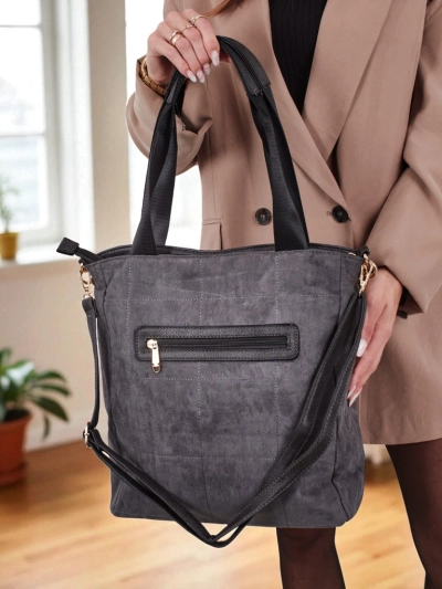 Women's shopper bag eco suede Twilight Life