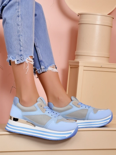 Royalfashion Women's platform sports sneakers Erixo