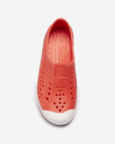 Red openwork children's rubber sneakers Jiteri - Footwear