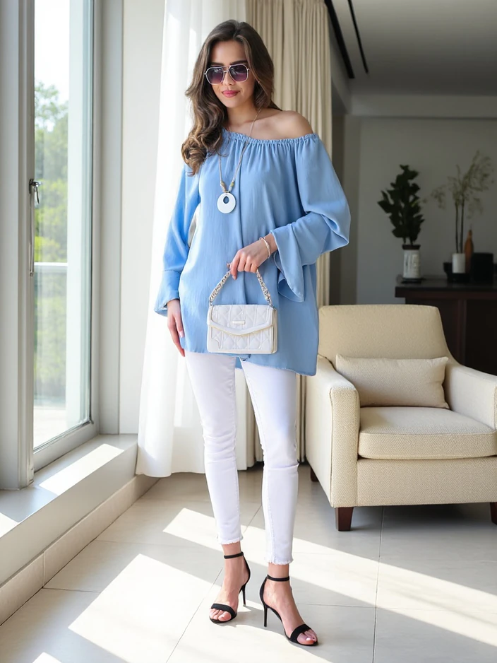 Royalfashion Naiste pluus, mis on inspireeritud Hispaania stiilist, volangidega