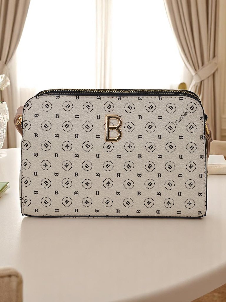 Royalfashion Small handbag made of eco leather with print Viva Linea