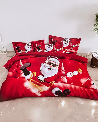 Royalfashion Christmas bedding 160x200 set 3-PIECE