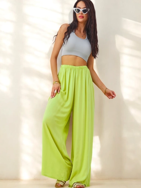 Royalfashion Viskoos sirged naiste kangast püksid