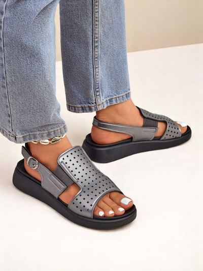 Royalfashion Women's BreezyStep Thick Sole Sandals