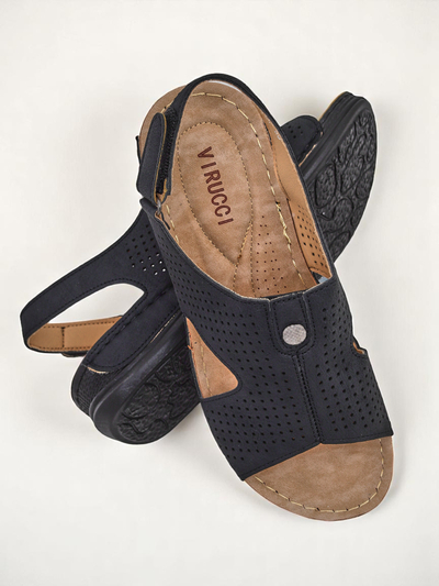 Royalfashion Women’s cut-out sandals Leminni