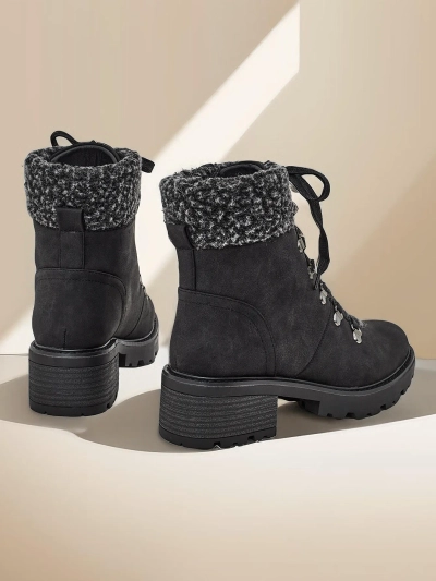 Royalfashion Women's Trapper Boots Sawoli