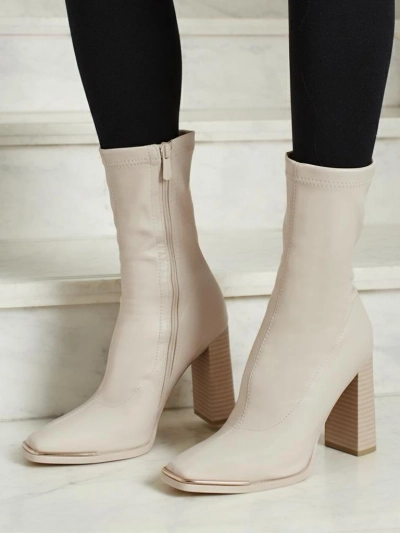 Women's Morvella Eco-Leather Heeled Ankle Boots