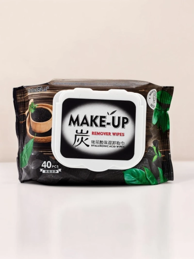 Moisturizing cleansing wipes for makeup removal 40 pcs.