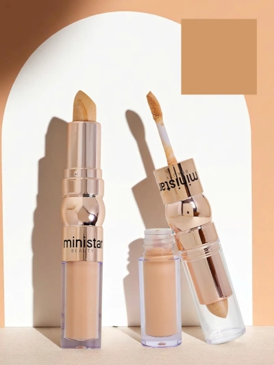 Stick highlighter and liquid concealer for face 2-in-1 Golden Biscut