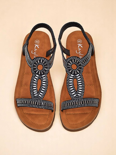 Royalfashion Naiste sandaalid dekoratiivsete rihmadega Ava Shine