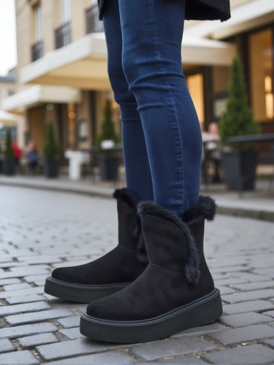 Royalfashion Women's Snowboot-style Shoes Cozio
