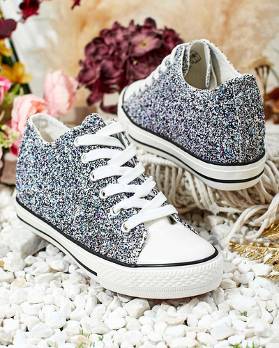 Royalfashion Women's sneakers on covered heel Finia