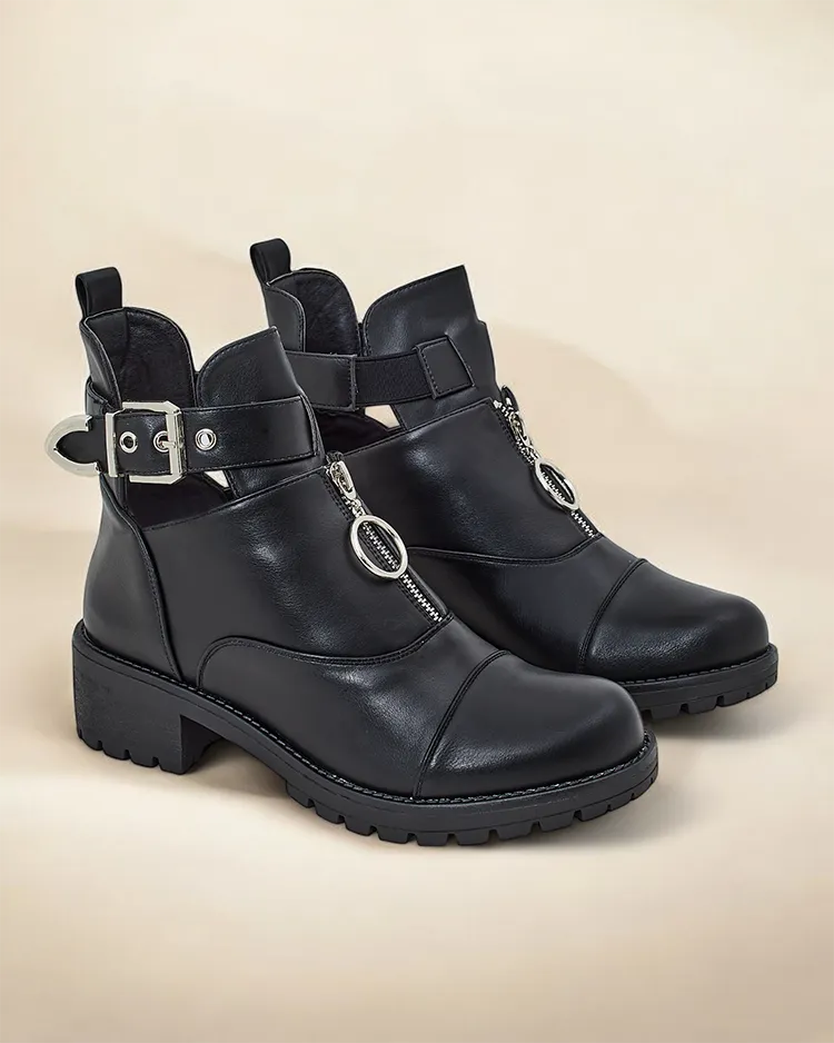 Royalfashion Women's ankle boots worker type Komoves