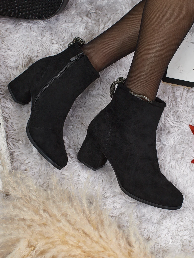 Naiste öko-seemisnahast poolsaapad jämeda kontsaga Ornella