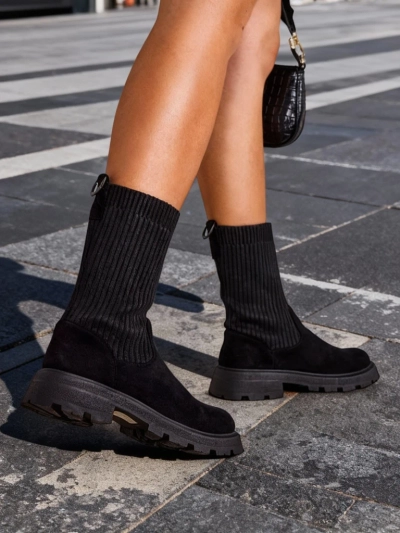 Royalfashion Kvinner Slip-On Boots Derette