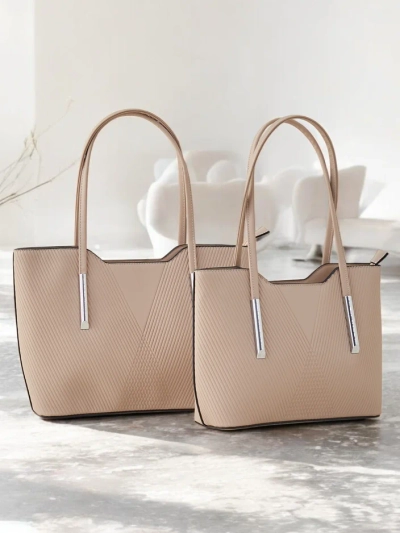 Royalfashion Double women’s bag with embossing