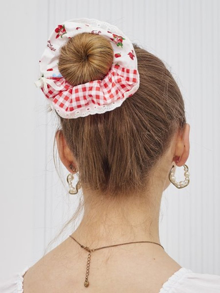 Резинка для волос Royalfashion в клетку Vintella