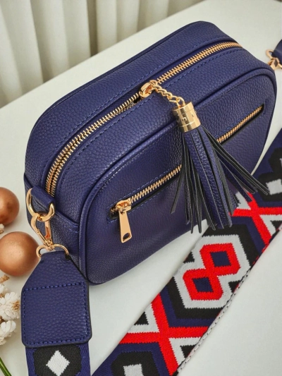 Royalfashion Väike naiste öko-nahast käekott värvilise rihmaga Kovi Lace