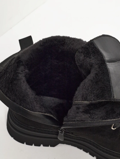 Women's Eco-Suede Worker Boots Molistea