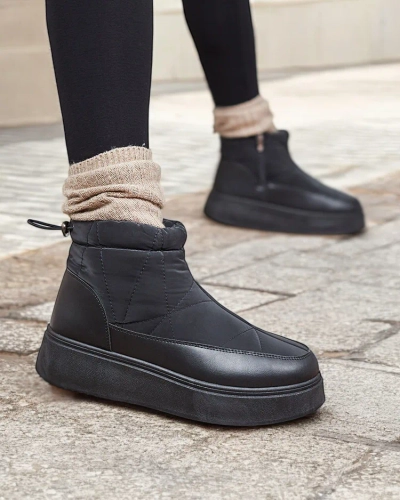 Royalfashion Naiste mustad lumesaapad Fopinia