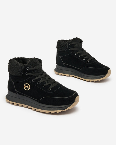 Royalfashion Naiste soojustatud spordijalatsid mustad Cerrto