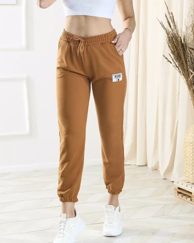 Women's brown sweatpants - Clothing