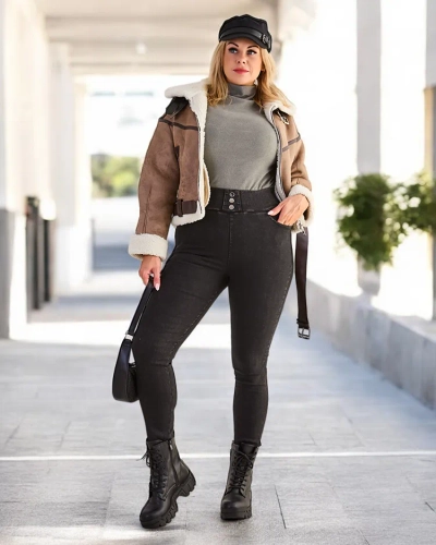 Royalfashion Yttenkvinnene BÄLJSTÜRRE treggings bukser