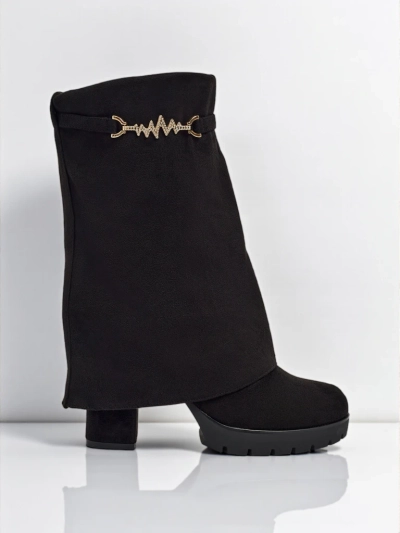 Luna Black Elegant Ankle Boots for Cold Days