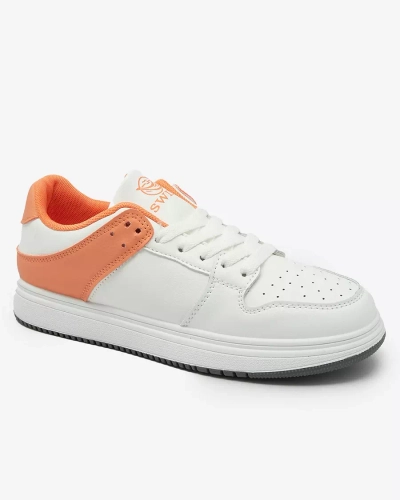 Royalfashion Valge ja oranž naiste spordijalatsid Elevace