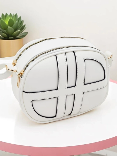 Royalfashion Small Women's Round Eco-Leather Handbag Riva Circle
