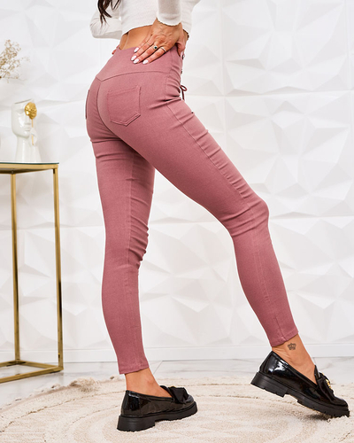 Royalfashion Women's teggings pants with decorative binding