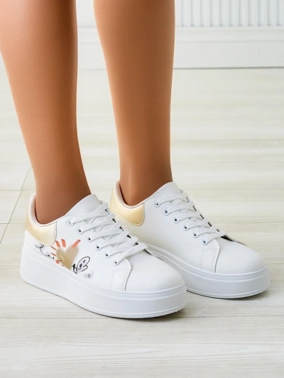 Royalfashion Women's platform sneakers with print Alcape