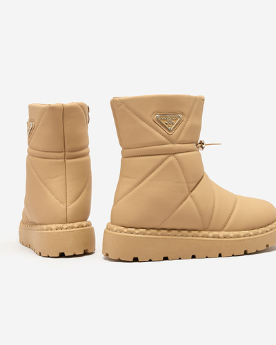 Royalfashion Camel женские сапоги a'la snow boots Oterika