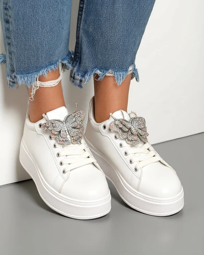 Royalfashion Naiste Platvorm Tossud Liblikaga Obellay