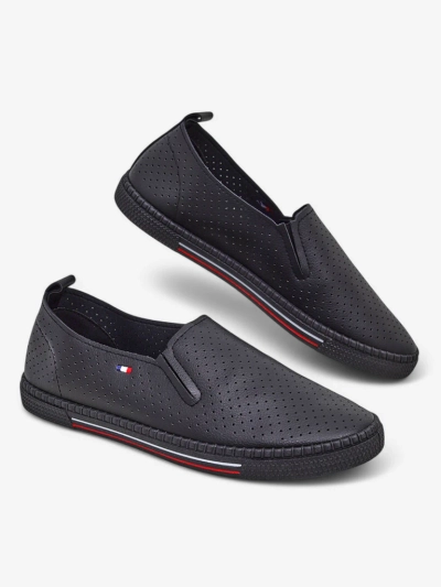 Royalfashion Women's perforated slip-on shoes Vielles