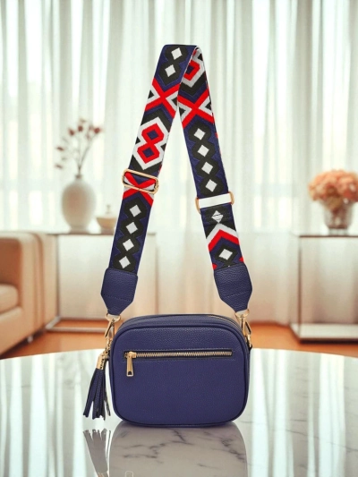 Royalfashion Small Women's Eco-Leather Handbag with Colorful Strap Kovi Lace