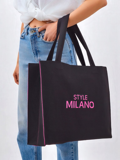 Kuninglik moe kangaskott Milano stiilis
